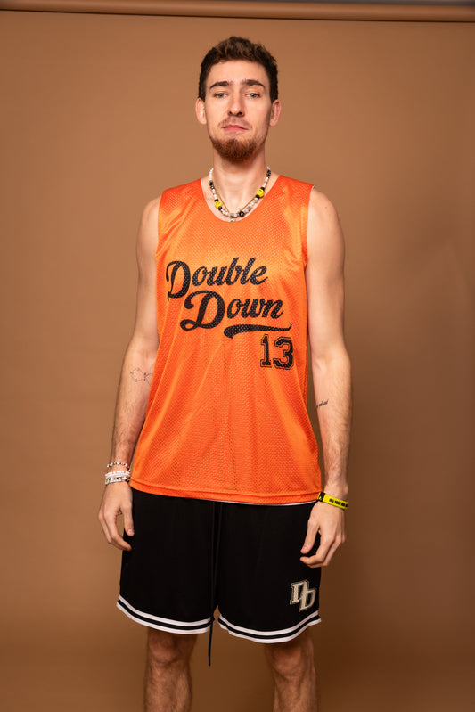 DoubleDown- Basketball Jersey Orange