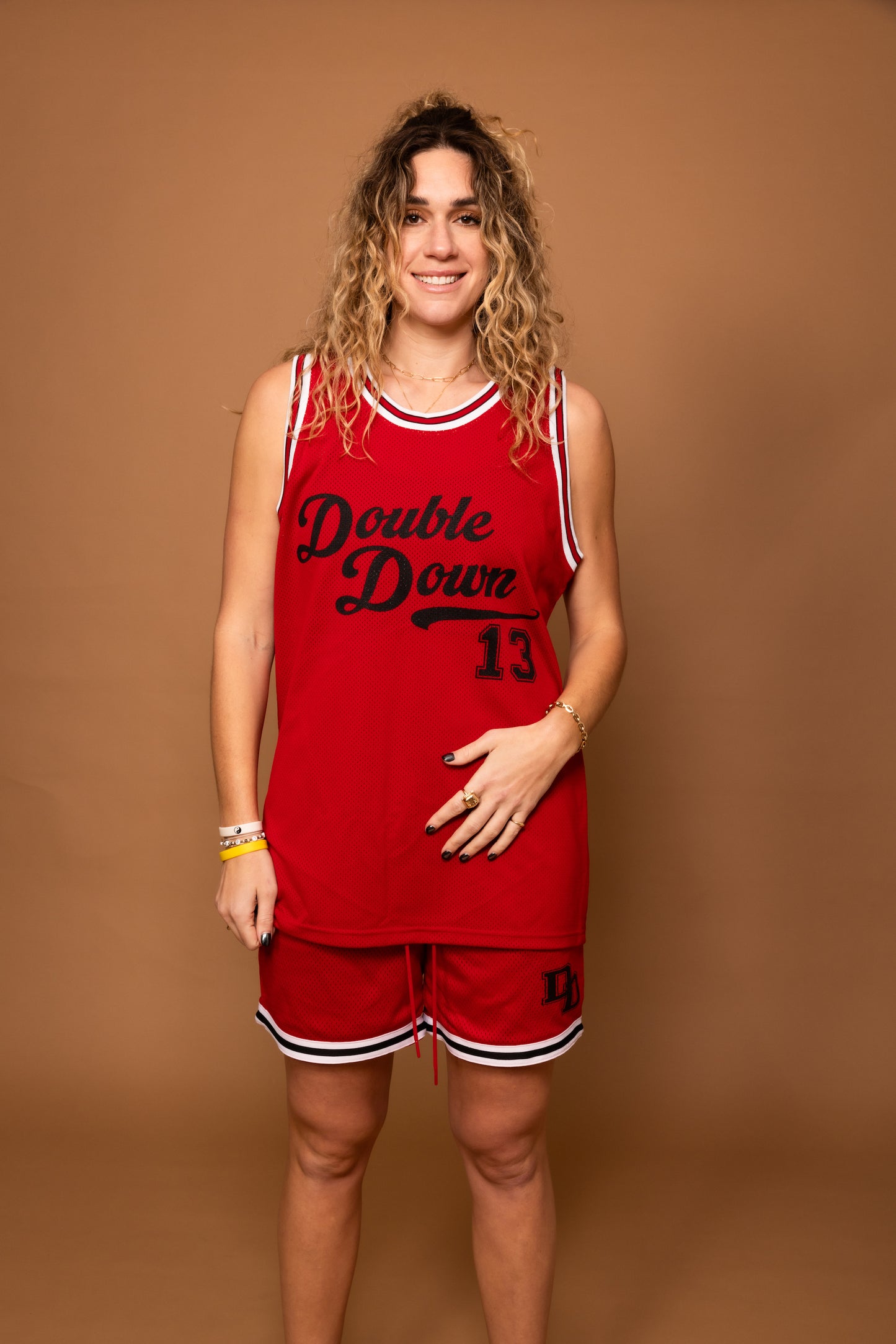 DoubleDown- Basketball Jersey 2 Red