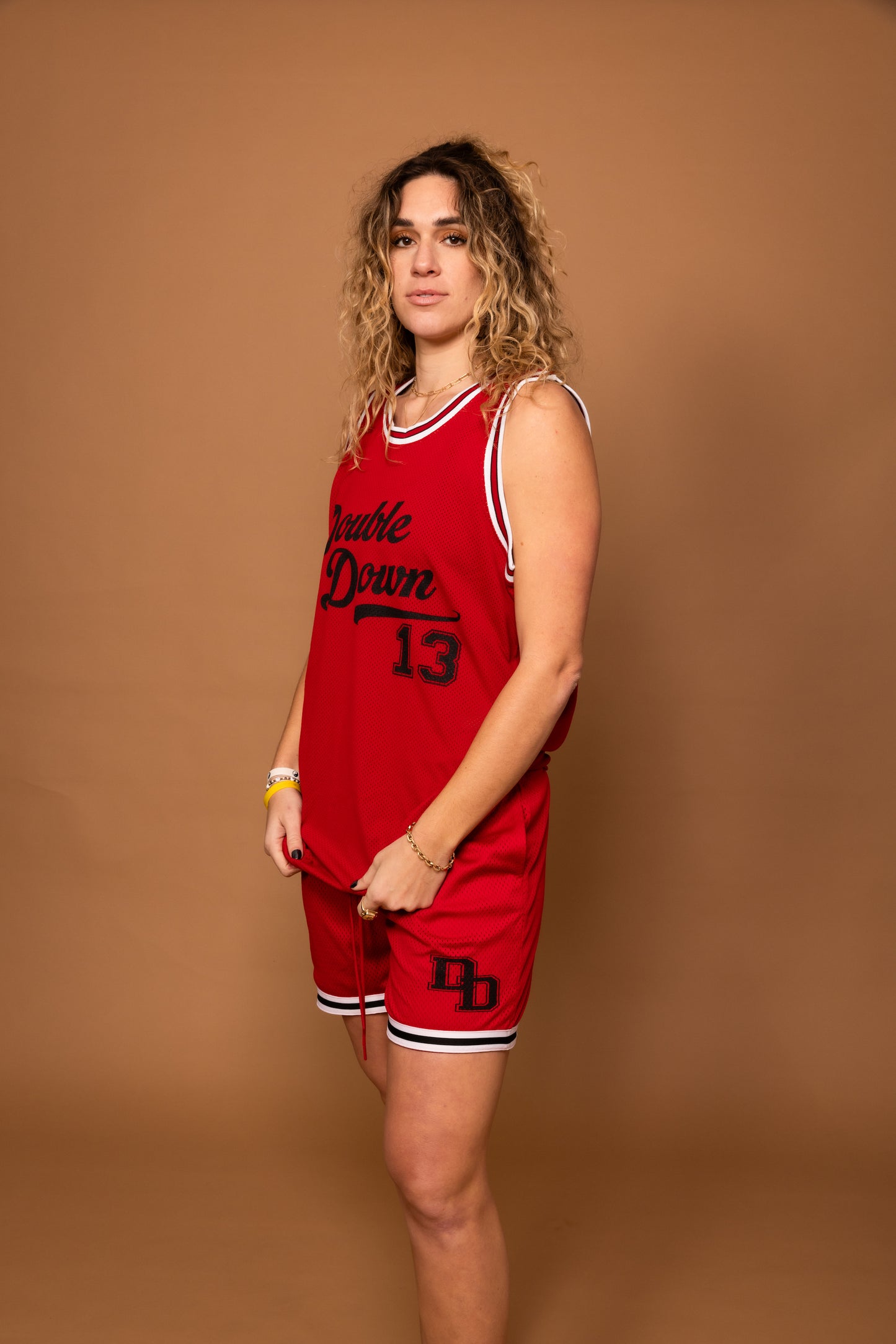 DoubleDown- Basketball Jersey 2 Red