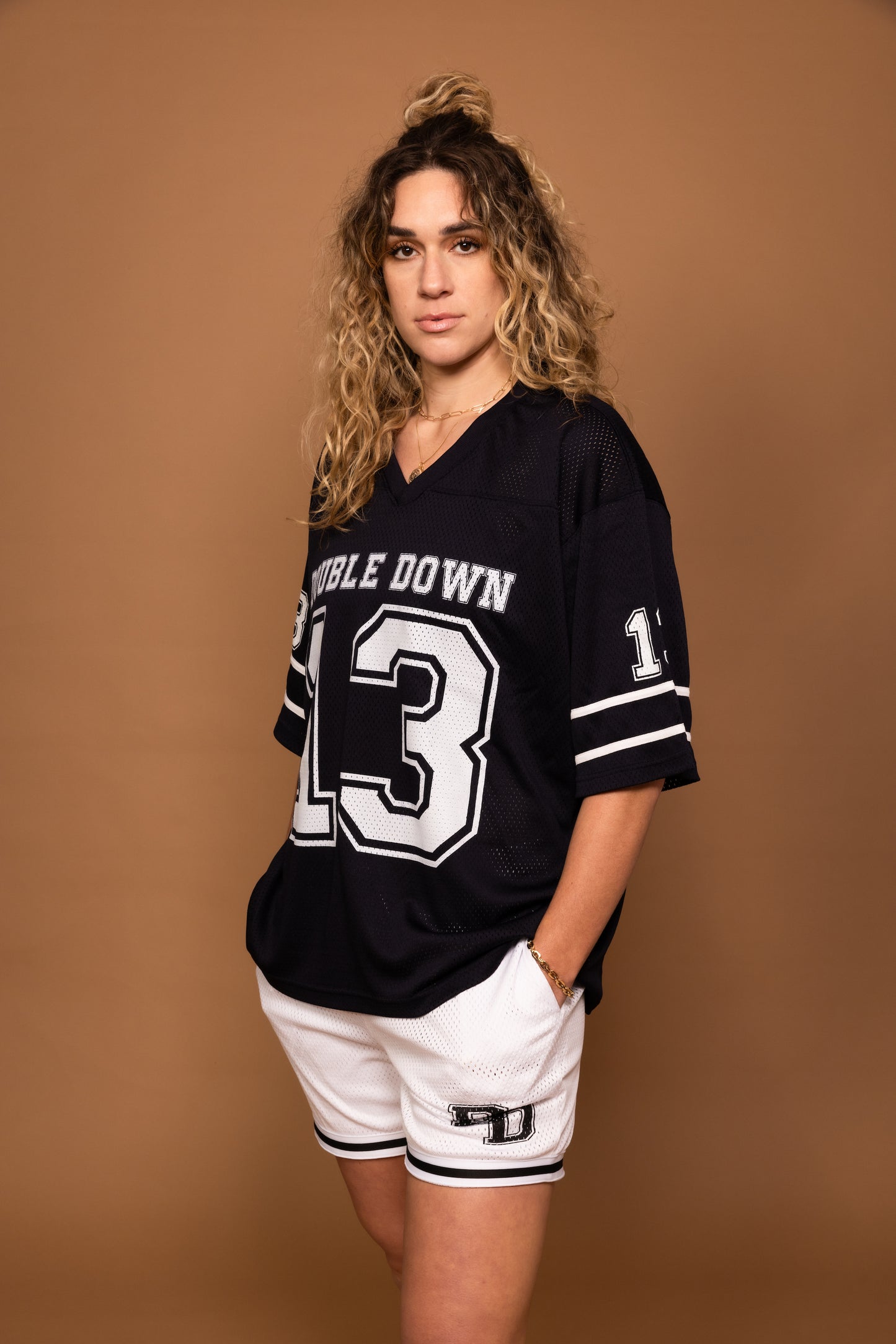 DoubleDown- Football Jersey Black