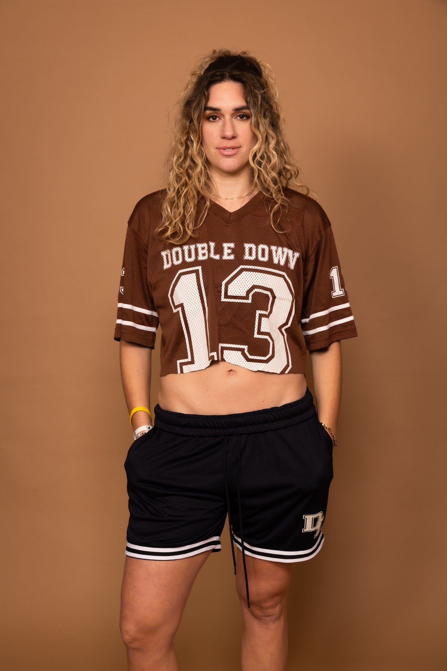 DoubleDown- Football Jersey Brown