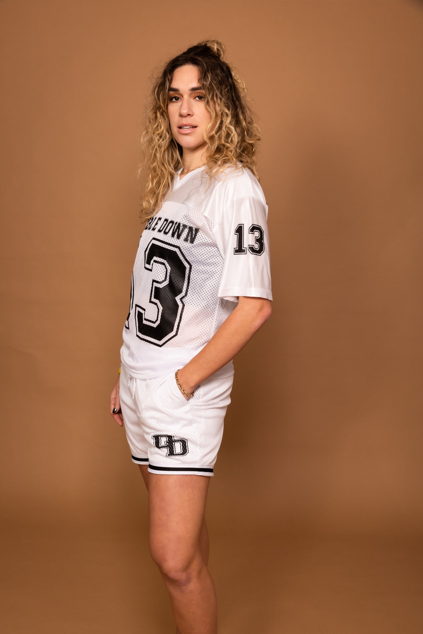 DoubleDown- Football Jersey White