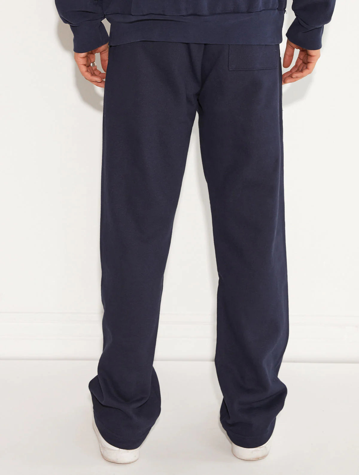 HEAVY FLEECE STRAIGHT LEG SWEATPANT NAVY