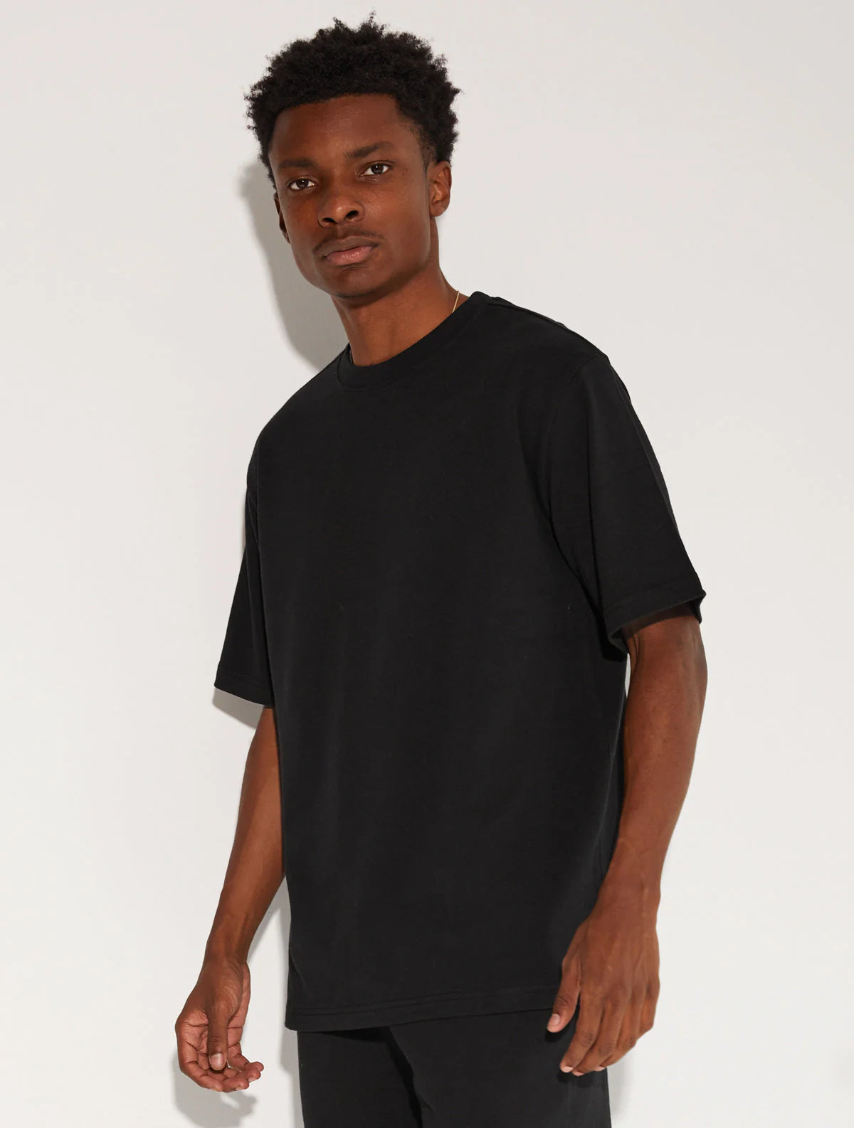 HEAVY JERSEY T-SHIRT BLACK