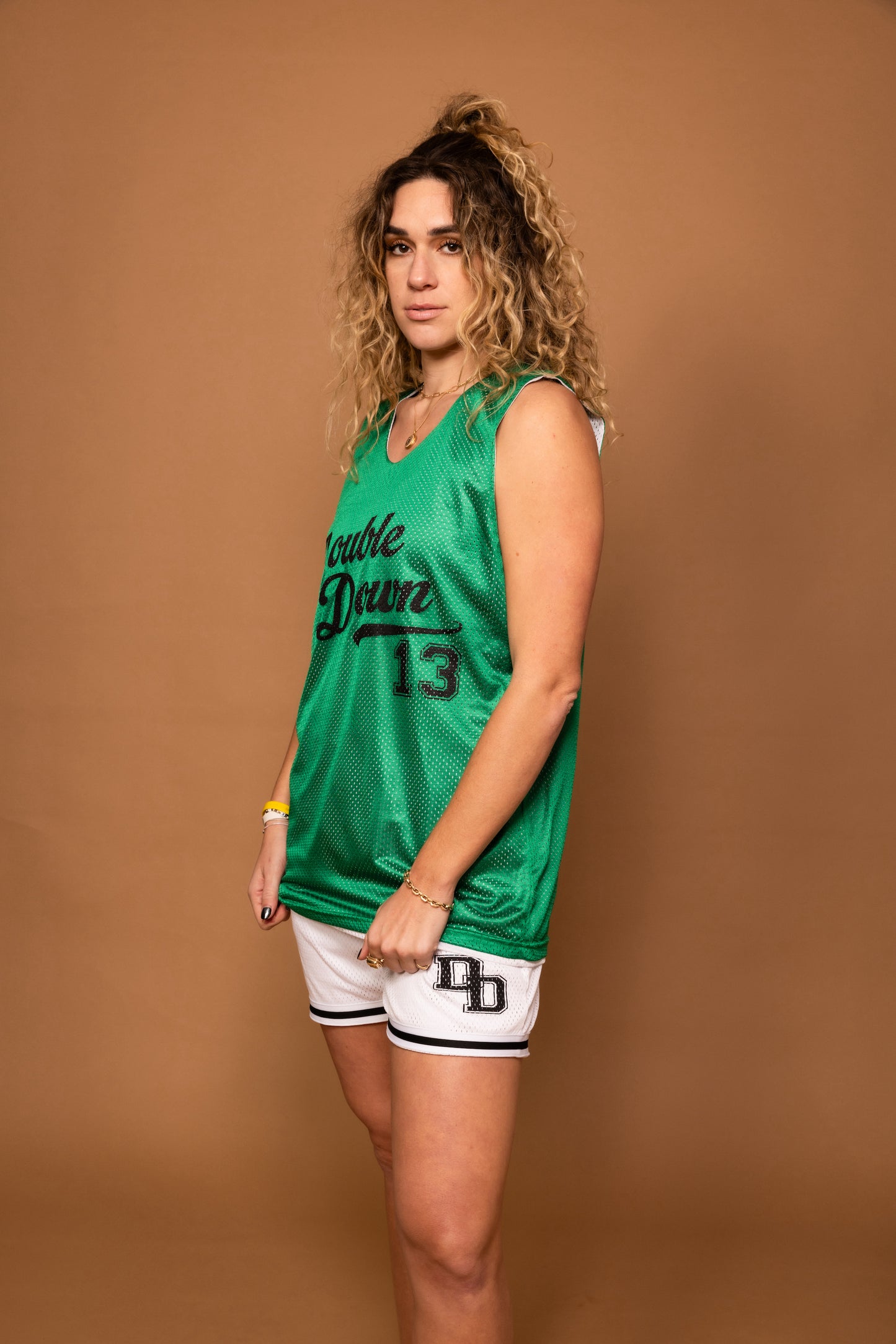 DoubleDown- Basketball Jersey Kelly Green