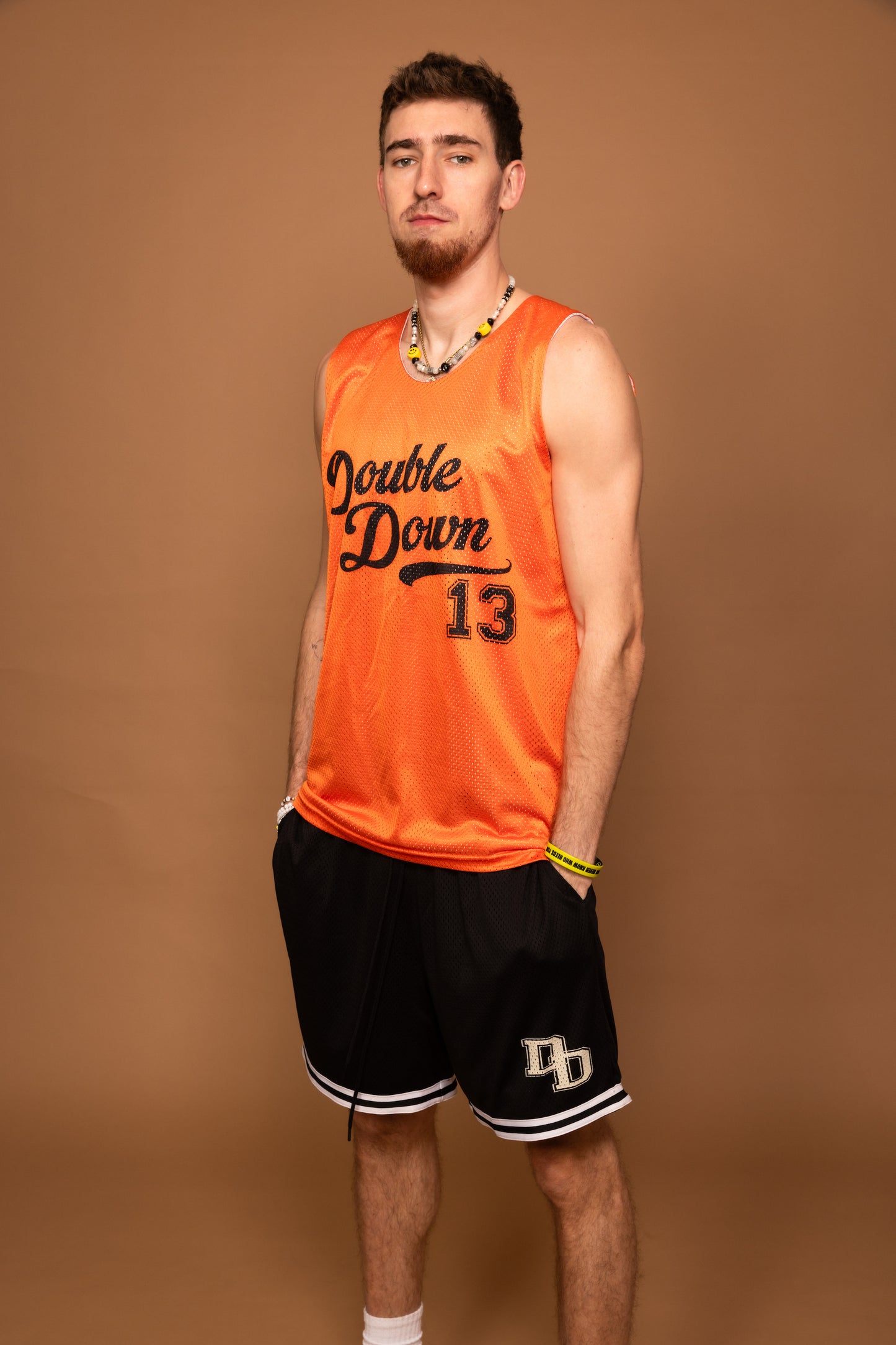 DoubleDown- Basketball Jersey Orange