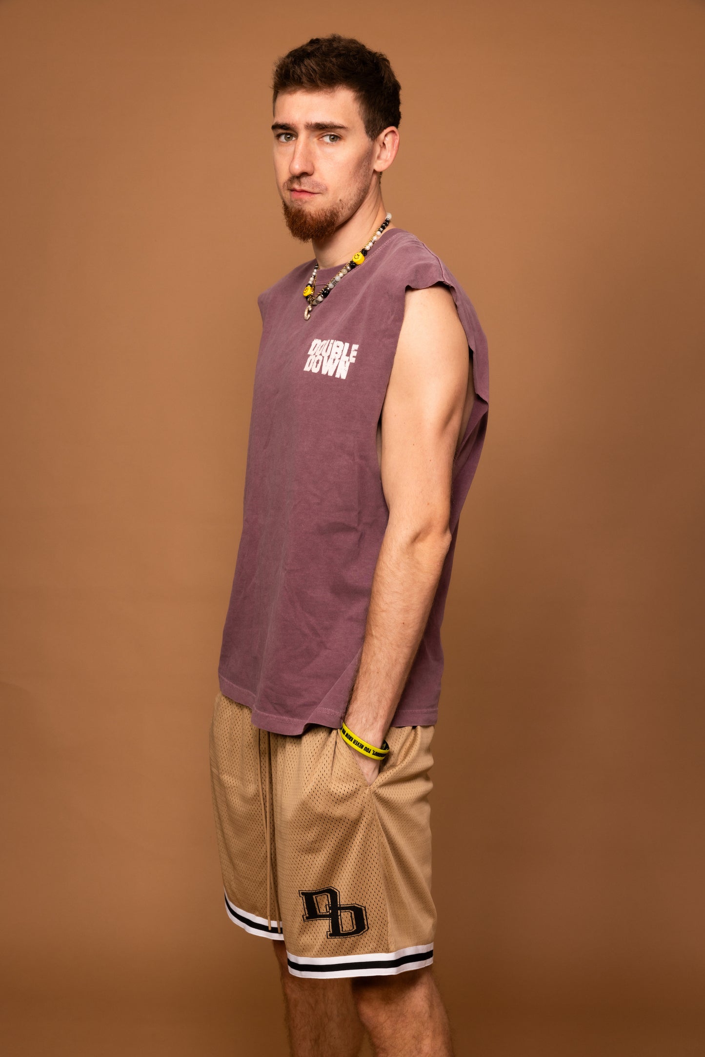 DoubleDown- Basketball Shorts Creme