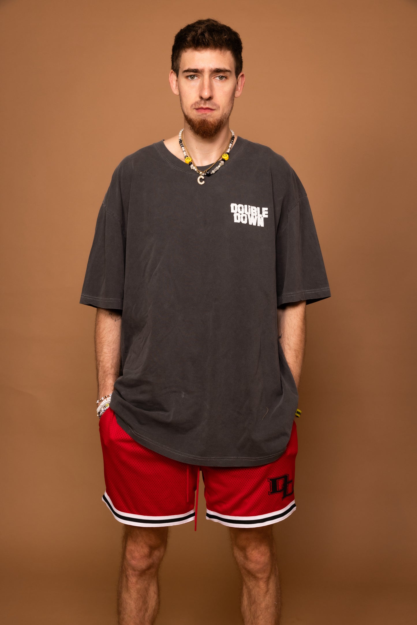 DoubleDown- Basketball Shorts Red