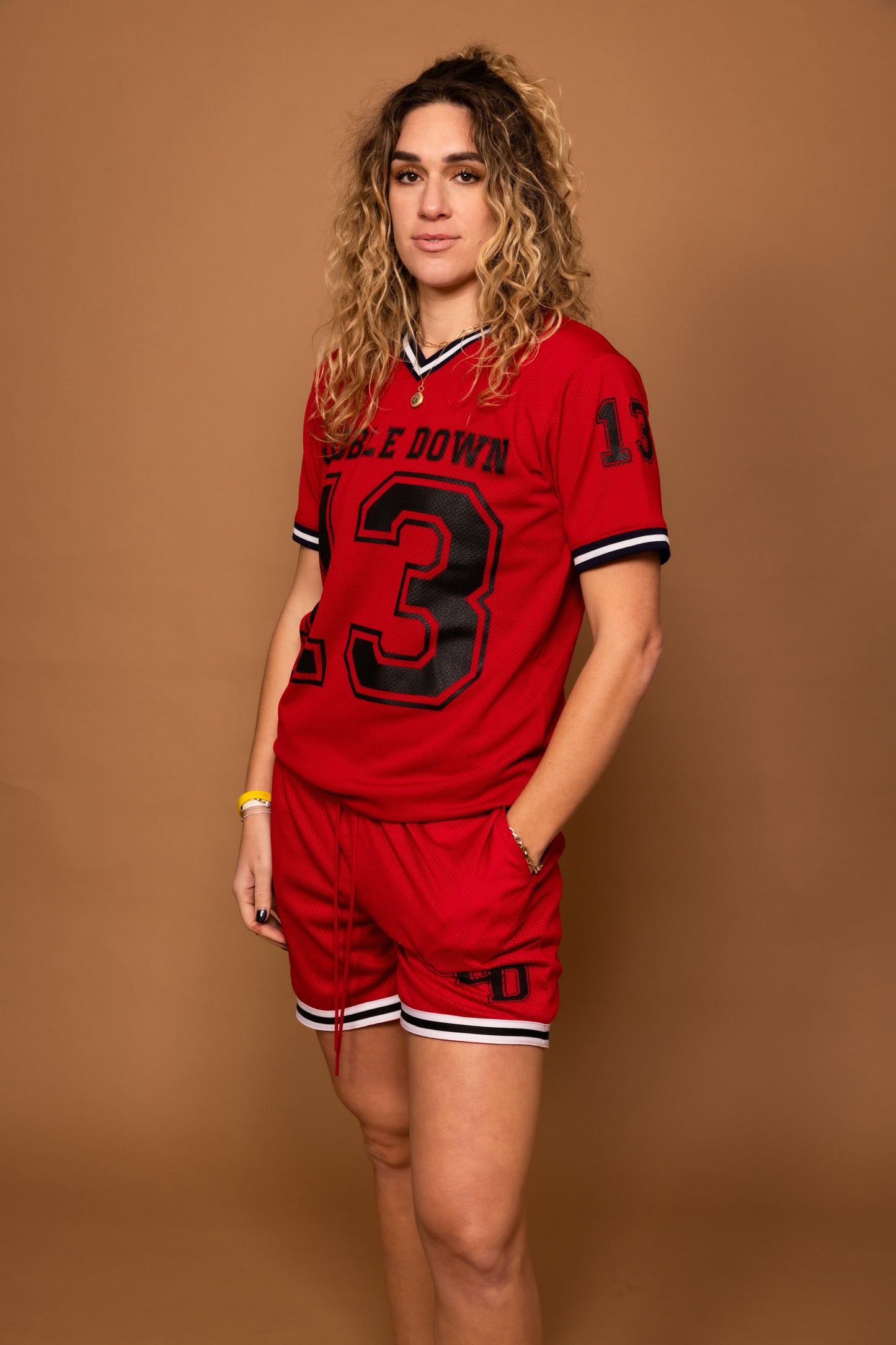 DoubleDown- Basketball Shorts Red