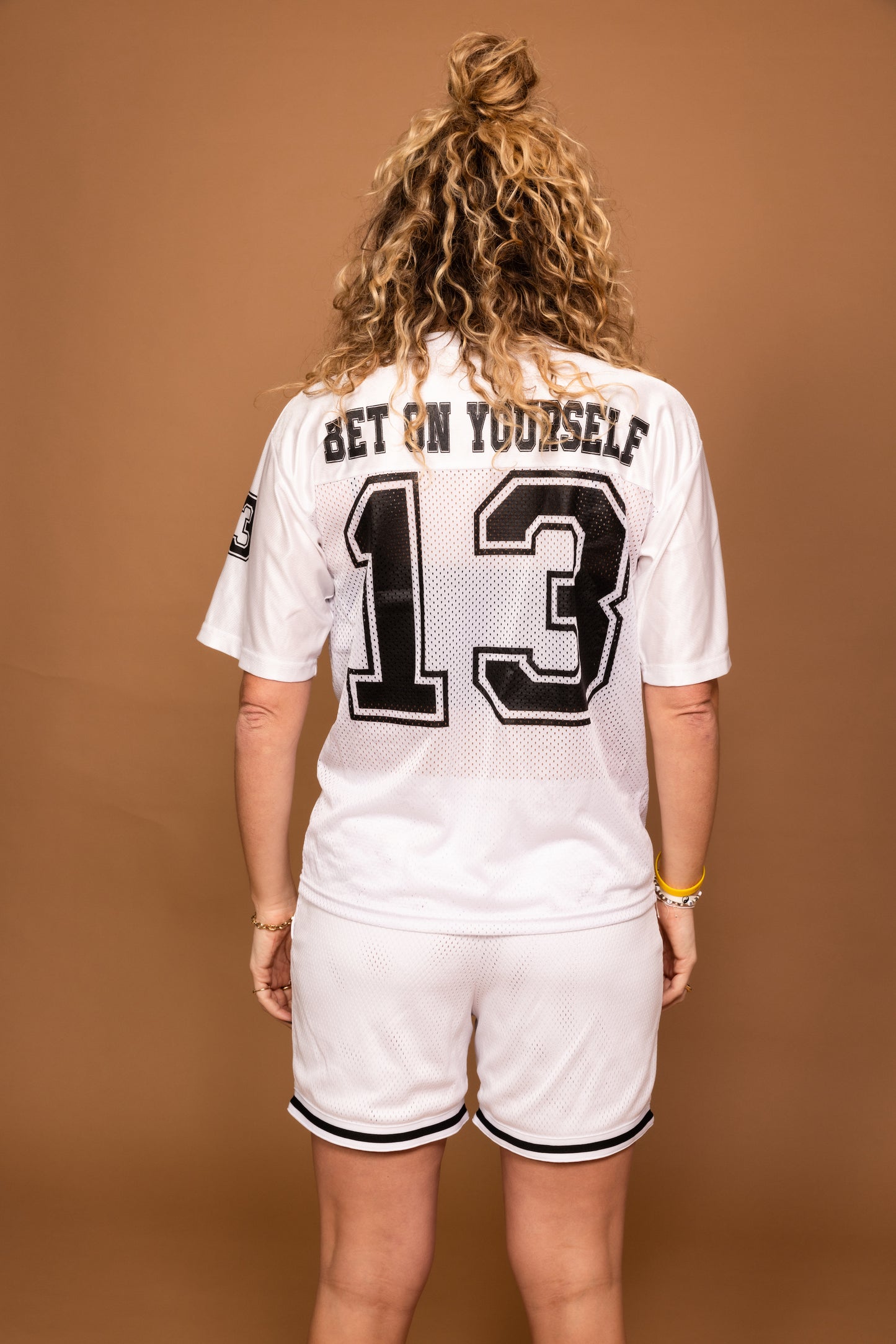 DoubleDown- Basketball Shorts White