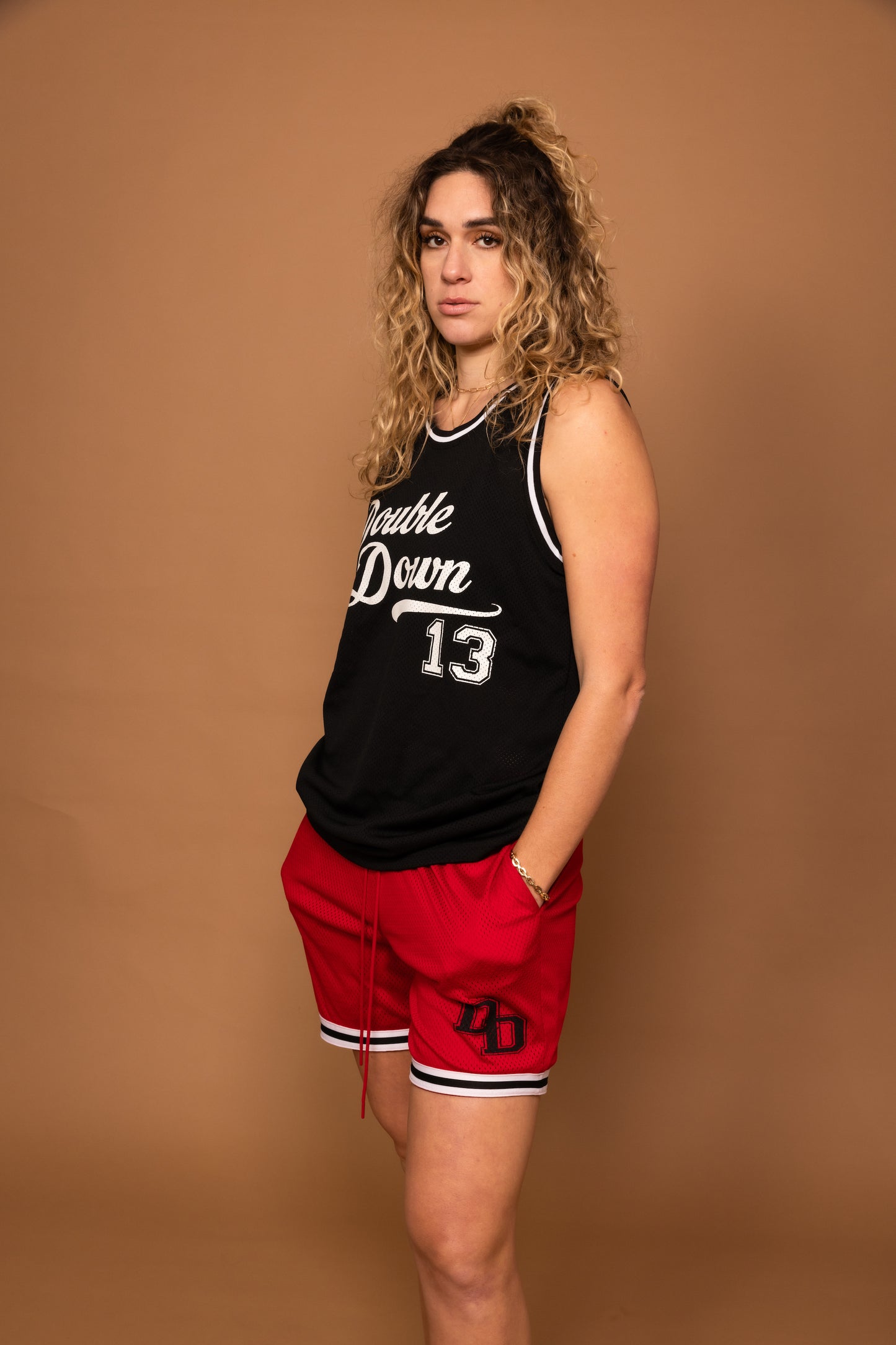 DoubleDown- Basketball Jersey 2 Black
