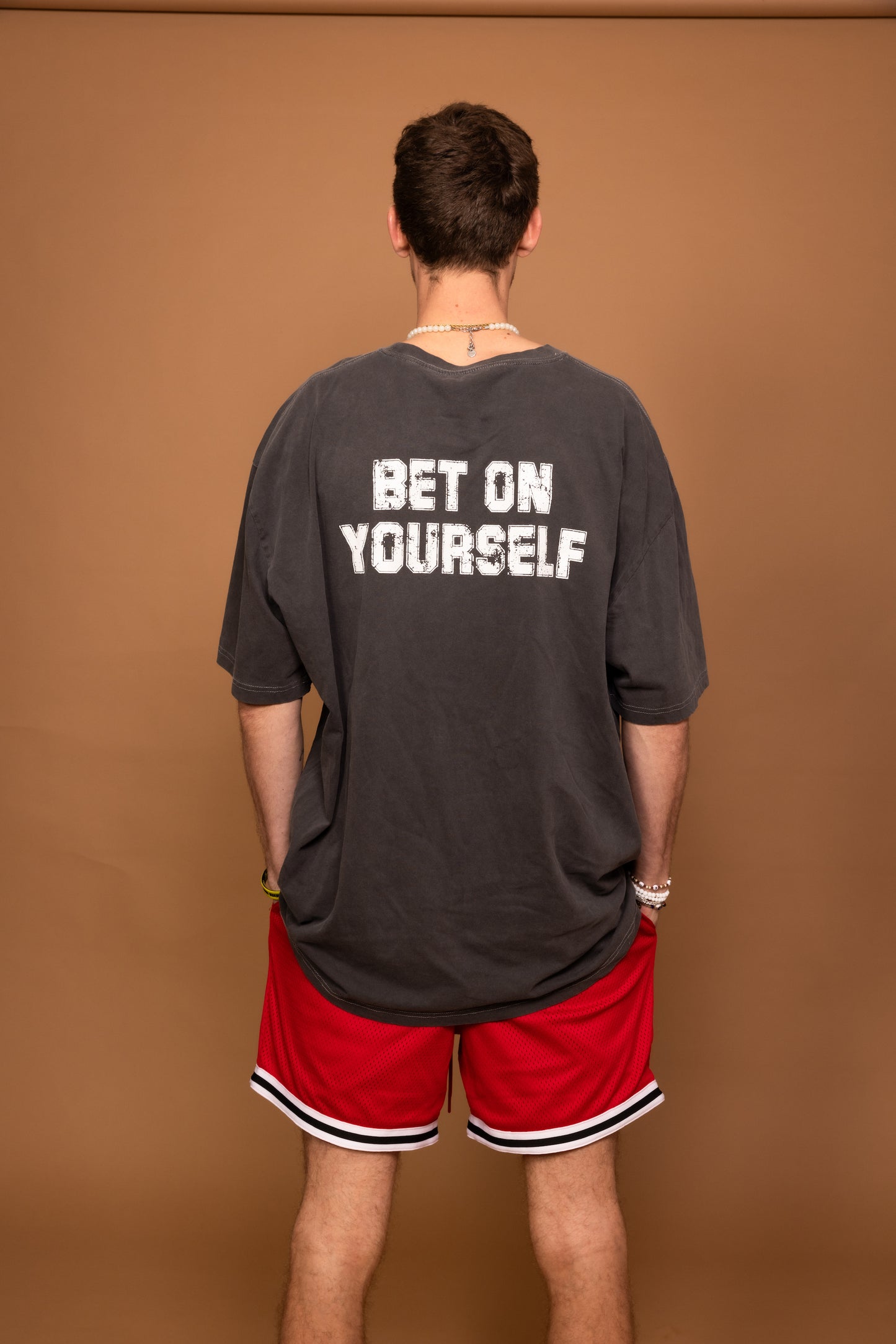 DoubleDown- Vintage Tee Charcoal