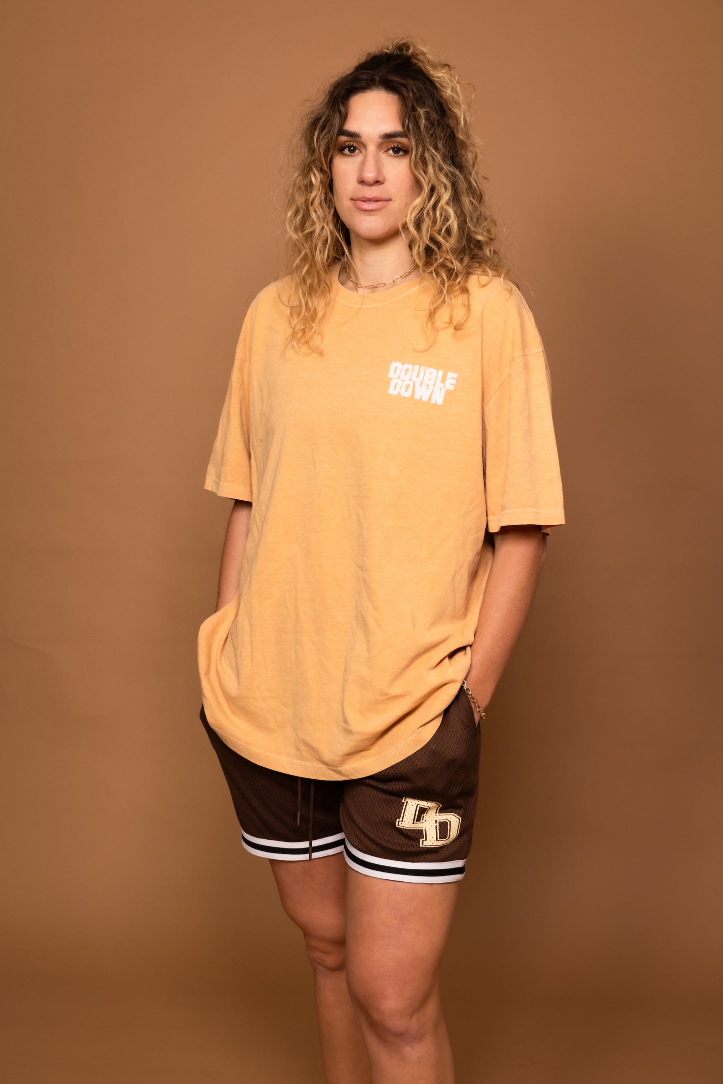 DoubleDown- Vintage Tee Orange