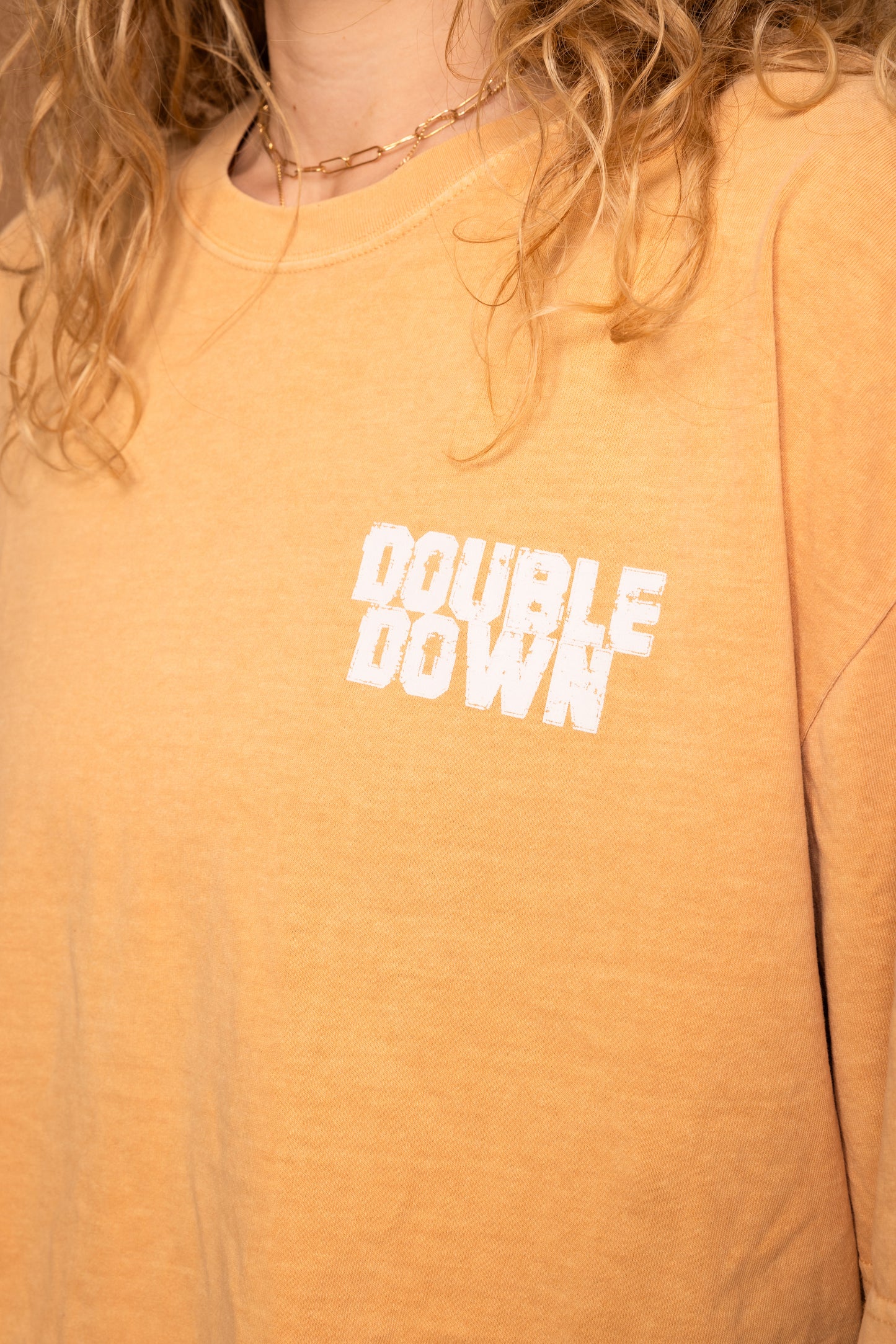 DoubleDown- Vintage Tee Orange