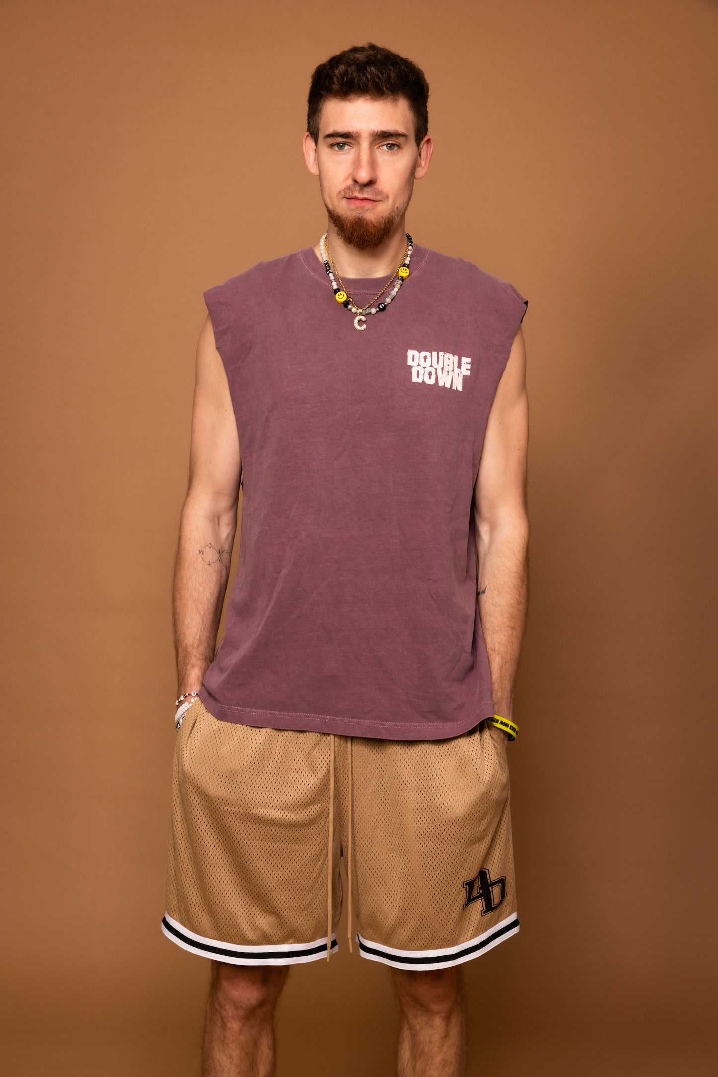 DoubleDown- Vintage Tee Purple