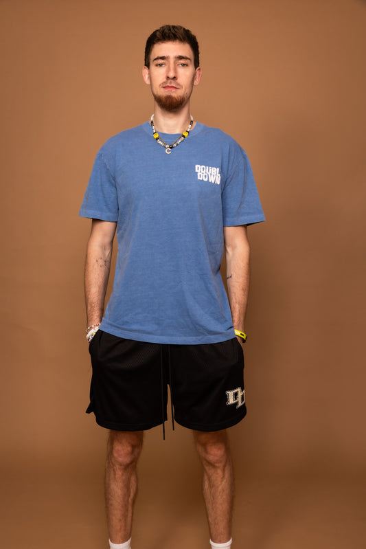 DoubleDown- Vintage Tee Sky Blue