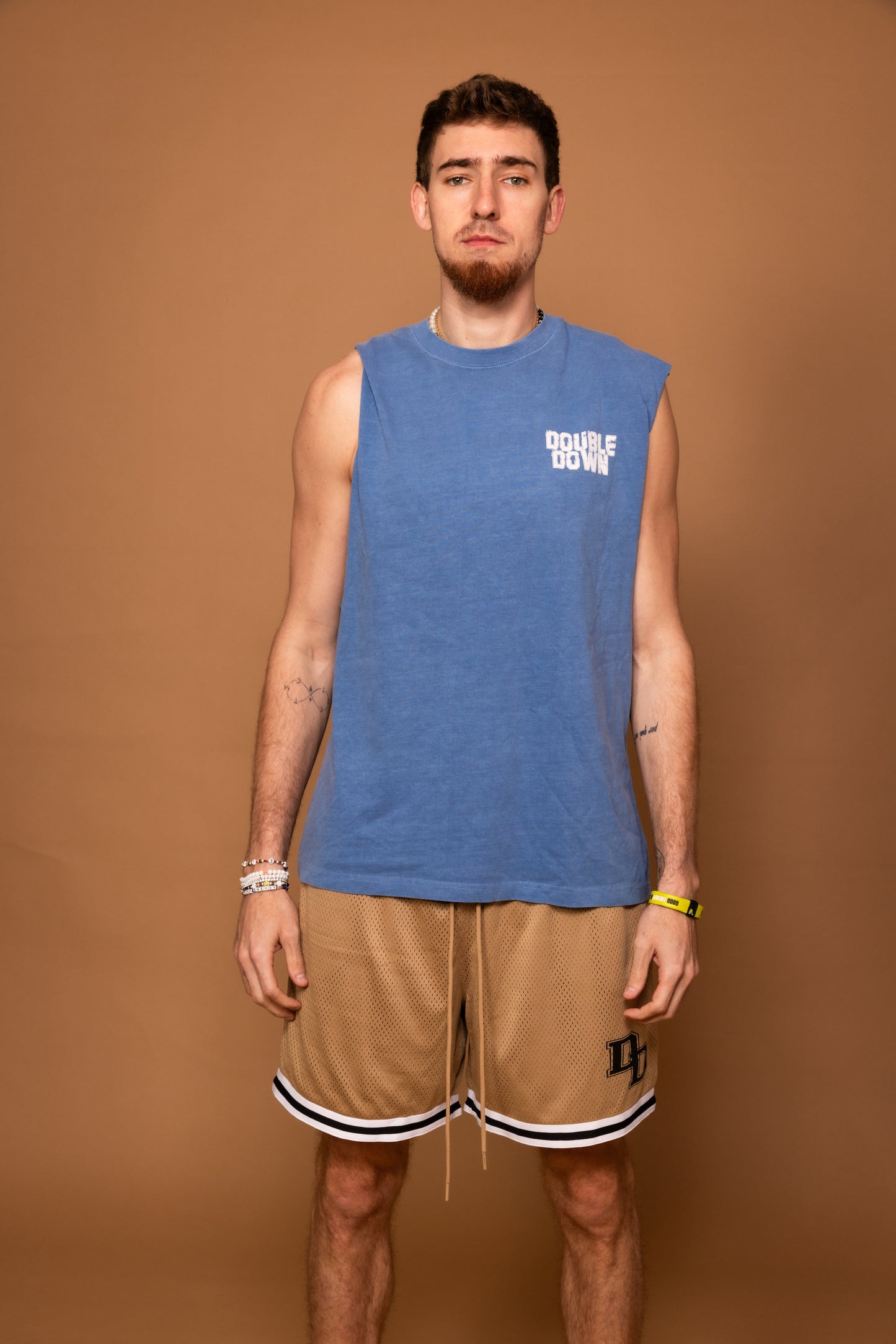 DoubleDown- Vintage Tee Sky Blue