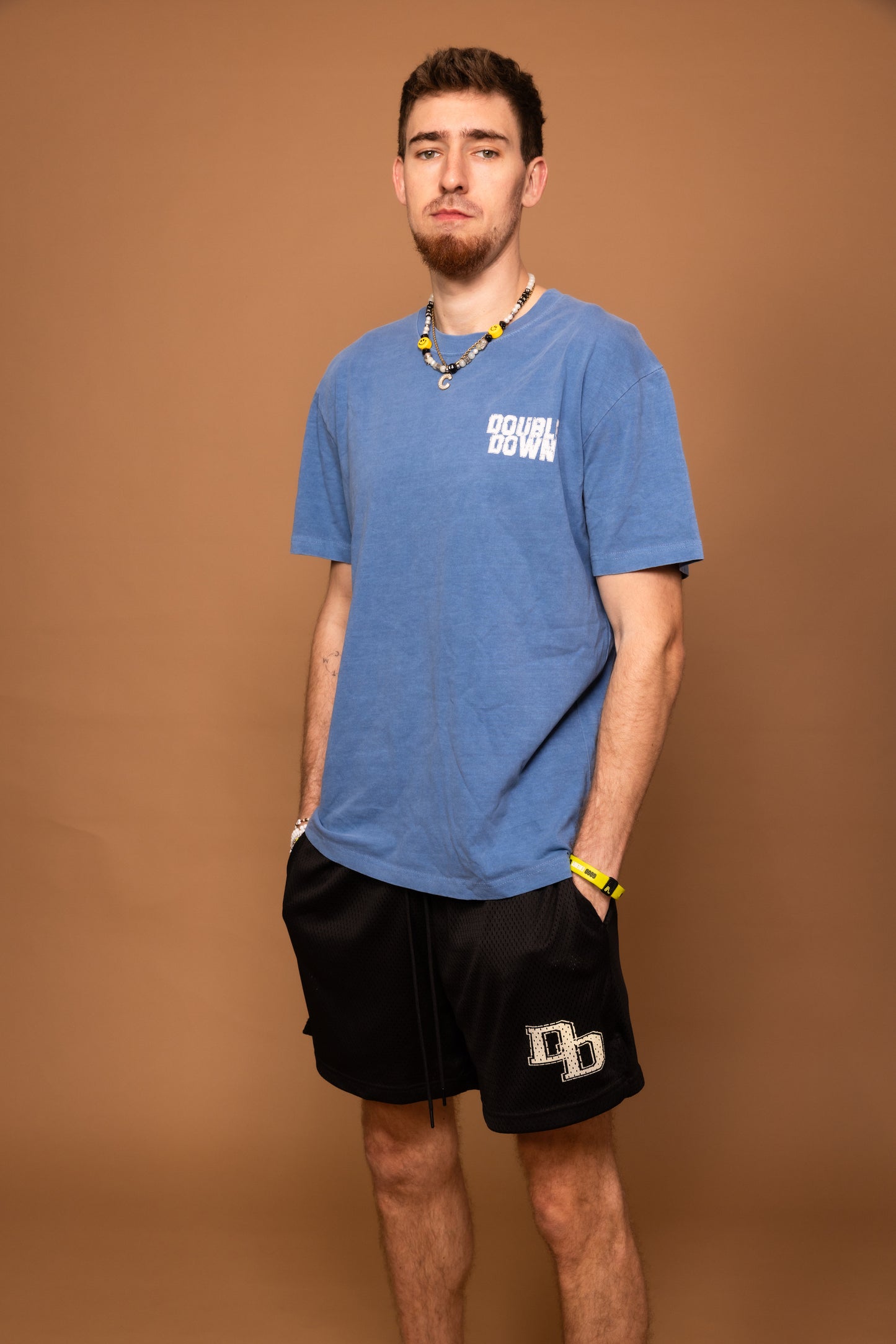 DoubleDown- Vintage Tee Sky Blue