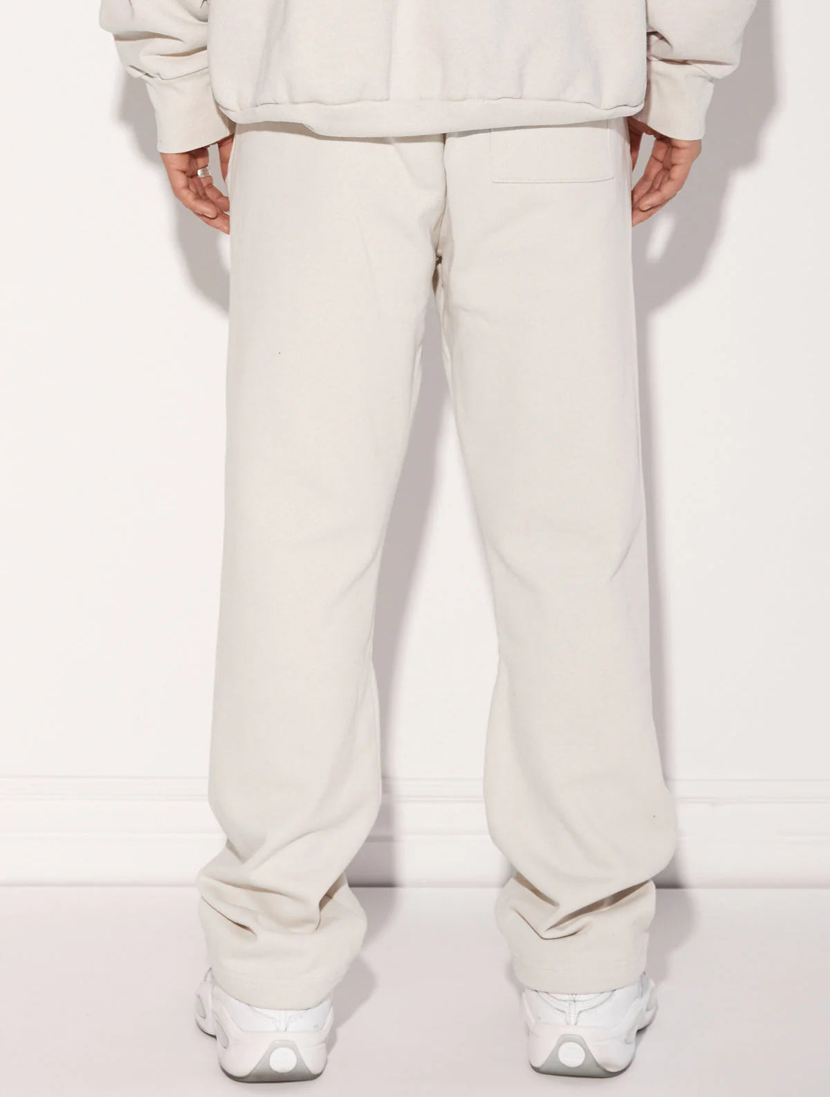HEAVY FLEECE STRAIGHT LEG SWEATPANT CEMENT