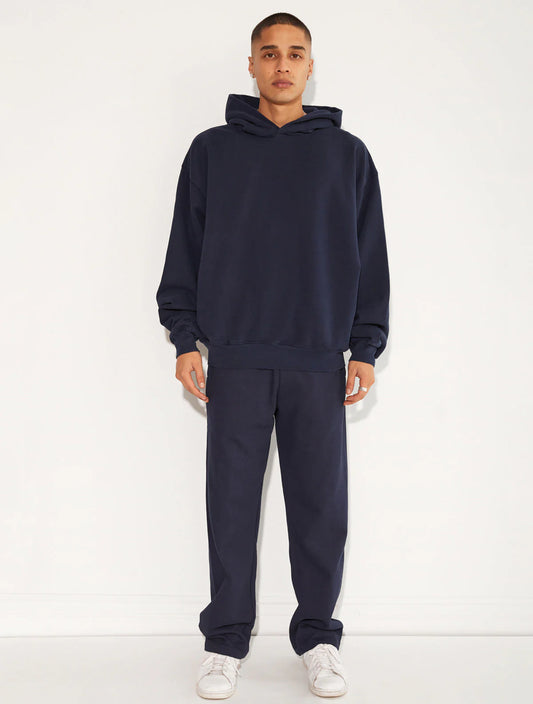 HEAVY FLEECE STRAIGHT LEG SWEATPANT NAVY