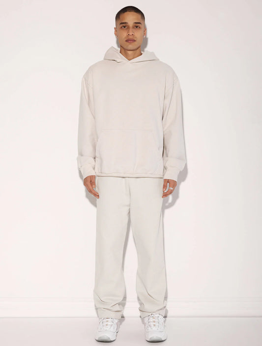 HEAVY FLEECE STRAIGHT LEG SWEATPANT CEMENT