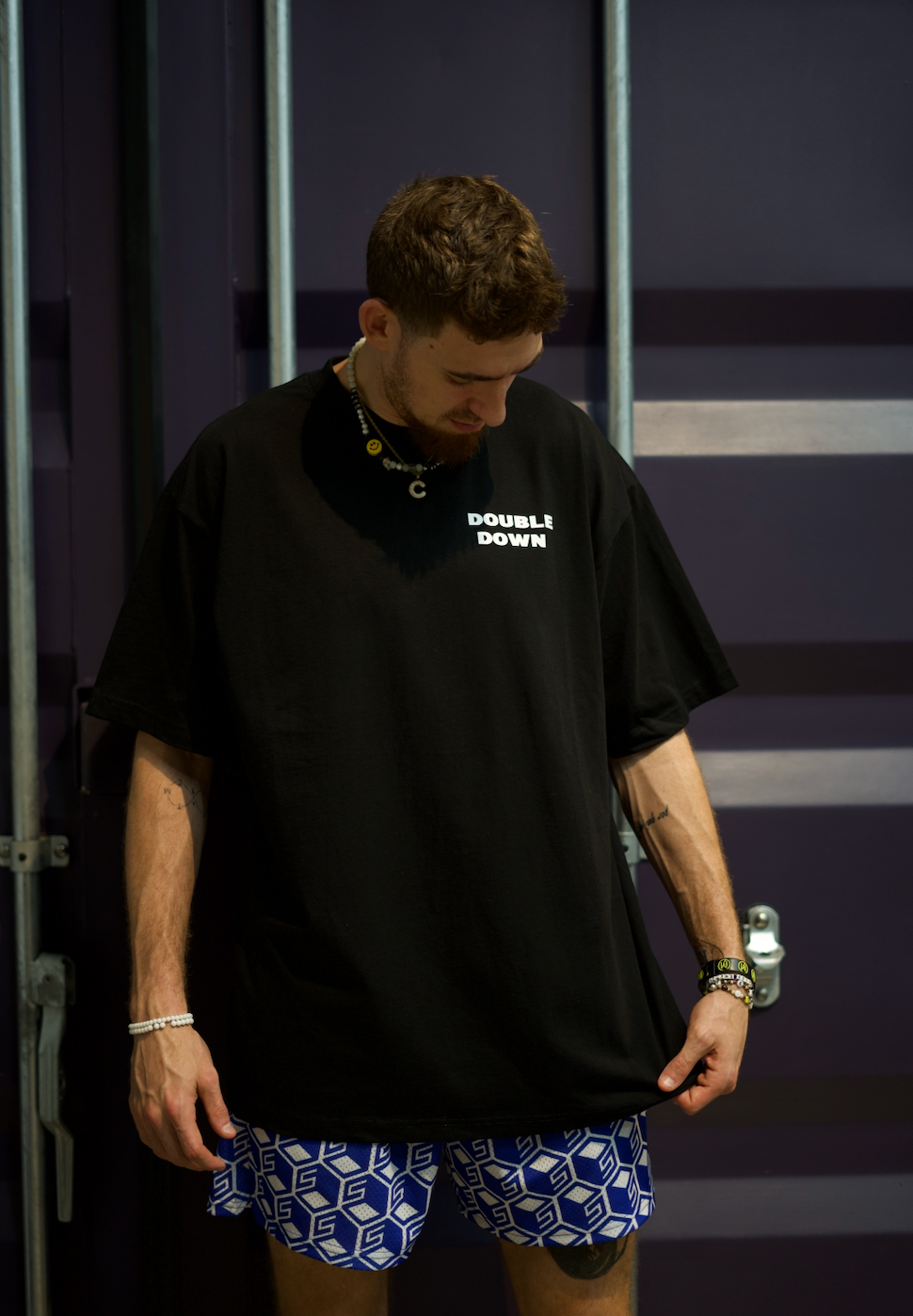 DoubleDown OG Oversized T-Shirt in Black