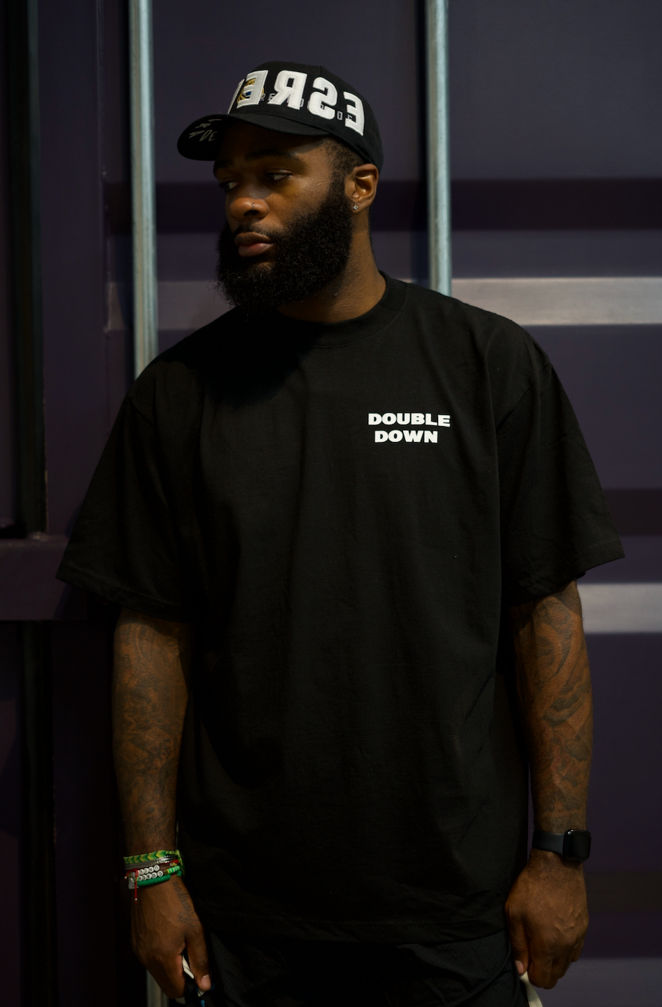 DoubleDown OG Oversized T-Shirt in Black