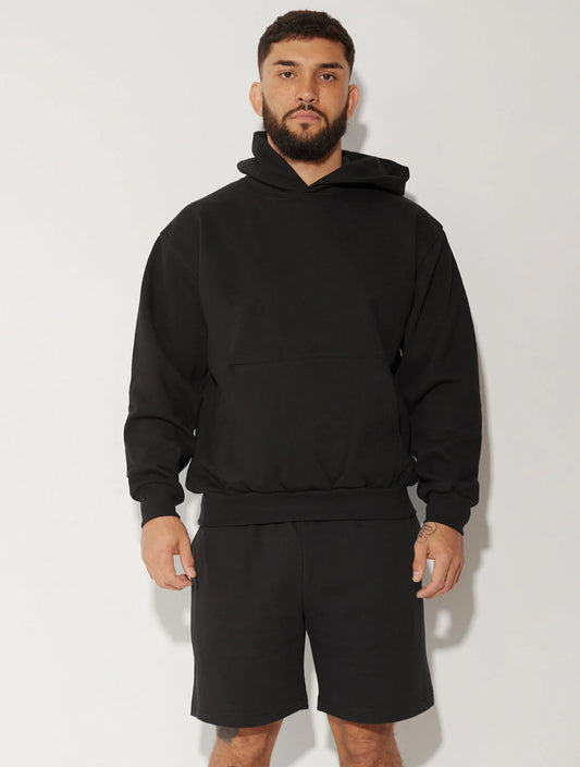 HEAVY JERSEY SHORTS BLACK