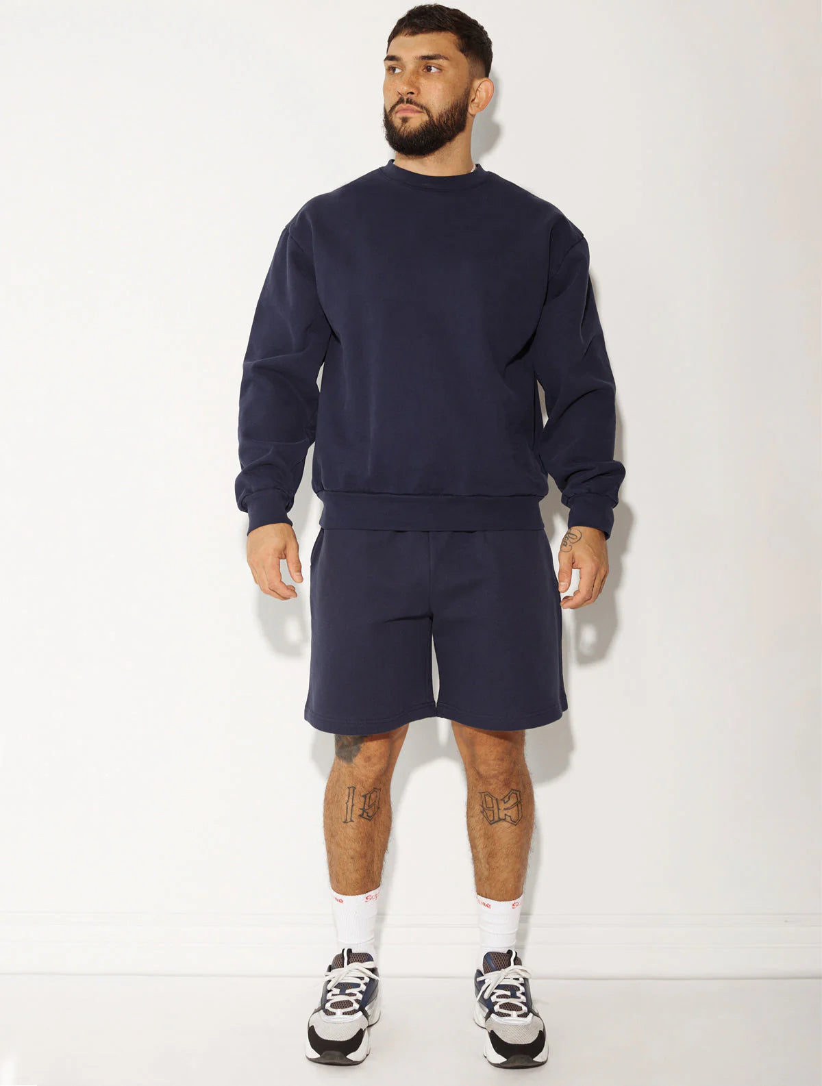 HEAVY FLEECE SHORTS NAVY